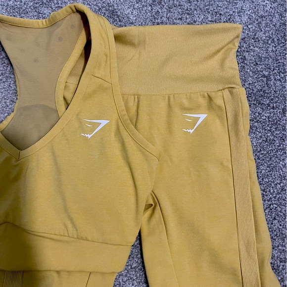 Yellow Gymshark Sol Lift Short Set - Picture 7 of 10